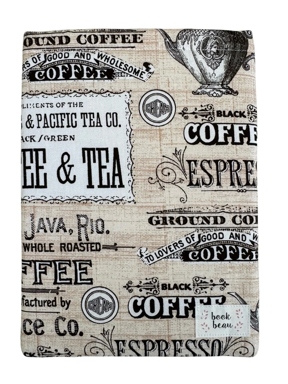 New! “book beau” Book / Kindle Sleeve and Protector. Vintage Design.
